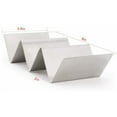thumbnail image 4 of US 2~4Pc Food Grade Stainless Steel Taco Holder Stand Truck Tray Style Oven Safe, 4 of 5