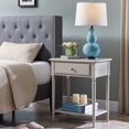 thumbnail image 2 of Leick Home Coastal Notions Table de Nuit Table de Nuit, Grège, 2 of 2