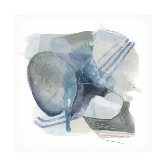 June Erica Vess 'Stone Elilpses II' Canvas Art