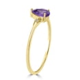 thumbnail image 2 of Gemistry 0.38 Ct Pear Amethyst and Topaz Midi Ring in Sterling Silver, 2 of 4