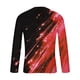 thumbnail image 4 of Blusas y camisas de manga larga y cuello redondo para hombre, camisetas casuales con estampado de moda y cuello redondo, blusas de licra de manga corta para hombre., 4 of 4