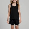 thumbnail image 2 of Gerichy Girls Summer Outfits, Girl's 2 Piece Outfits Sleeveless Round Neck Tops And Shorts With Pockets Casual Summer Shorts Sets, 2 of 5