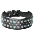 thumbnail image 2 of Didog 2" Wide Genuine Leather Dog Collar Pet Studded Collars for Medium Large Dogs, 2 of 6