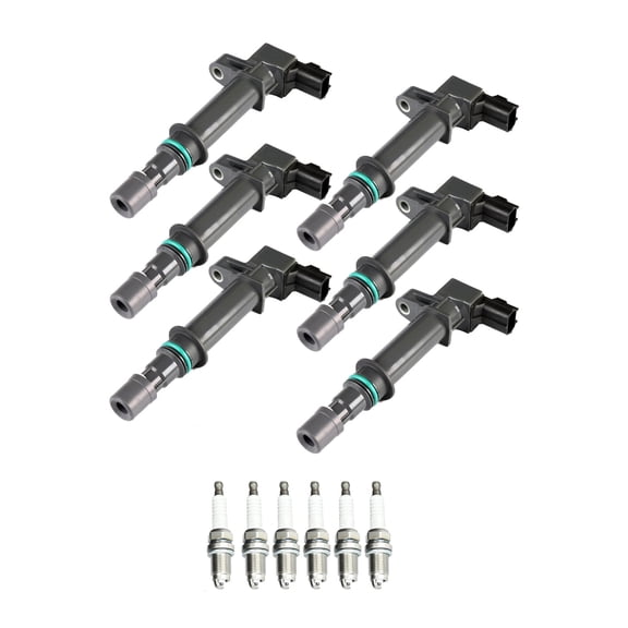 Ignition Coil and Iridium Spark Plug Compatible with Dodge Dakota Durango V8 Replacement for UF270