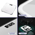 thumbnail image 3 of Dnogom Rechargeable Digital Bathroom Body Weight Scale, 10.24x10.24" Tempered Glass Scale with LCD Display for Health Fitness Tracking, 3 of 6