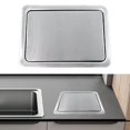 thumbnail image 3 of Recessed Garbage Cover Kitchen Accessories Rectangle for stainless Flips stainless Office Bedroom, 3 of 8