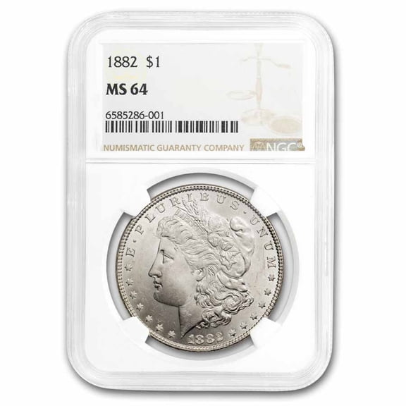 1882 Morgan Dollar MS-64 NGC