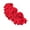 Red, variant on Elegant Ruffle Trim Fabric Patches Creative Fashion Appliques Sewing Patches for Special Occasion