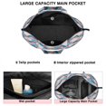 thumbnail image 3 of Blue Red Checkered Pattern Travel Tote Bags for Women Carry On,Large Weekender Bags for Women Travel,Multi Functional Duffle Bag for Work,Shopping,Sports, 3 of 5