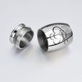 thumbnail image 3 of Stainless Steel Funeral Super Small Keepsake Urn for Grandpa Ashes Holder Mini Urn for Ashes of Loved One, 3 of 4