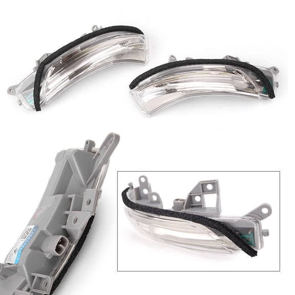 NS Car Pair LED Side Mirrors Signal Light Lamp Indicator Replacement for WISH/PRIUS/REIZ/MARK X/CROWN/AVALON