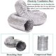 thumbnail image 4 of Manguera de escape de aluminio flexible Conductos de ventilación de conducto de aire de 100 mm para secadora(100mm*2m), 4 of 5