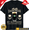 Black-1, variant on Funny Cat Graphic T-shirt, Cursed Design, Unisex Cotton, Size S-3XL, CROWD FAVORIT-TH77149