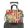 thumbnail image 2 of FORMRS 16" Laptop Bag Carrying Sleeve Case with Handle Travel Shoulder Briefcase, White Striped Lemon, 2 of 8