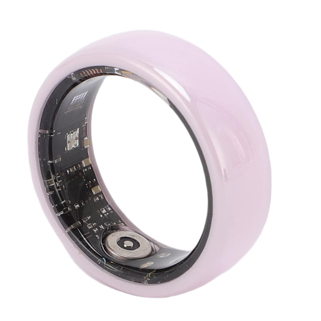 Smart Ring Health Tracker IP68 Fitness Tracker Ring Pedometer 7 Day Battery Life with Charging Cable