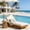 Teak Finish + Beige Cushion, variant on Christopher Knight Home Boat-Shape Patio Chaise Lounge Chair with Headrest Cushion, 3-Position Recliner, Teak+Dark Gray