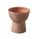 thumbnail image 1 of Maceta rosa de pies altos con contenedor de plantas de textura lineal, con orificio de drenaje, maceta de arcilla de magnesio, for dormitorio, ventana, jardín, 1 of 6