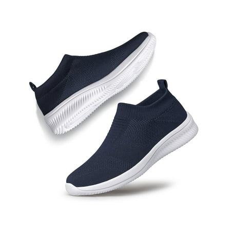 ADQ Men s Slip on Shoes Casual Shoes Lightweight Breathable Anti-Slip Sneakers