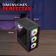 thumbnail image 2 of Computadora Escritori Gaming Intel core I7 12700F RTX 5050 Ram 16gb Ddr4 SSD 960 GB Oficna, Estudio, Hogar,Nvidia, Gamer, 2 of 5