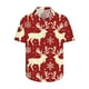thumbnail image 5 of Hombres de Manga Larga, Navidad Impresa Turndown Collar Blusa, Casual Moda Botón Camisa para las Vacaciones, 5 of 5