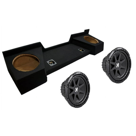 Kicker Chevy Silverado Extended Cab 07-12 43C104 10" Sub & Dual 10" Sub Box