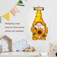 thumbnail image 5 of FMSHPON Thanksgiving Golden Gnome Sunflower Clipboard Hardboard Wood Nursing Clip Board and Pull for Standard A4 Letter 13x9 inches, 5 of 5