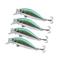 thumbnail image 4 of 4x Señuelos de Pesca, Cebos Duros con Anzuelos Triples, Señuelos Artificiales de Hundimiento Lento, Señuelos para Pesca de Lubina, Regalos para Hombre Azul verde, 4 of 8