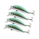 thumbnail image 4 of 4 señuelos de pesca, cebos crankbait, señuelos de natación realistas con anzuelo triple. Azul verde, 4 of 9