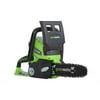 Greenworks 20182 24V Cordless Lithium-Ion Enhanced 10 in. Chainsaw Kit