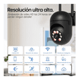 thumbnail image 4 of Cámara Exterior Inalámbrica 3mp Visión Nocturna Con Alarma Malubero Negro, 4 of 4