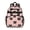 Black Cat and, variant on Black Cat and Dot Pink Pattern Backpack for School, Cute School Bag with Adjustable Shoulder Straps and Padded Back, 15.25"x11.5"x5.25"
