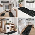 thumbnail image 5 of Math Equations 3D Shapes Black Pattern Kitchen Rugs Sets Of 3,Kitchen Runner Rugs Non Skid Washable,Decorative Kitchen Floor Mats for Kitchen,Sink,Laundry,17"x30"+ 17"x47" + 17"x59", 5 of 6