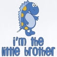 thumbnail image 2 of CafePress - I'm The Little Brother Dinosaur Infant Bodysuit - Baby Light Bodysuit, Size Newborn - 24 Months, 2 of 4