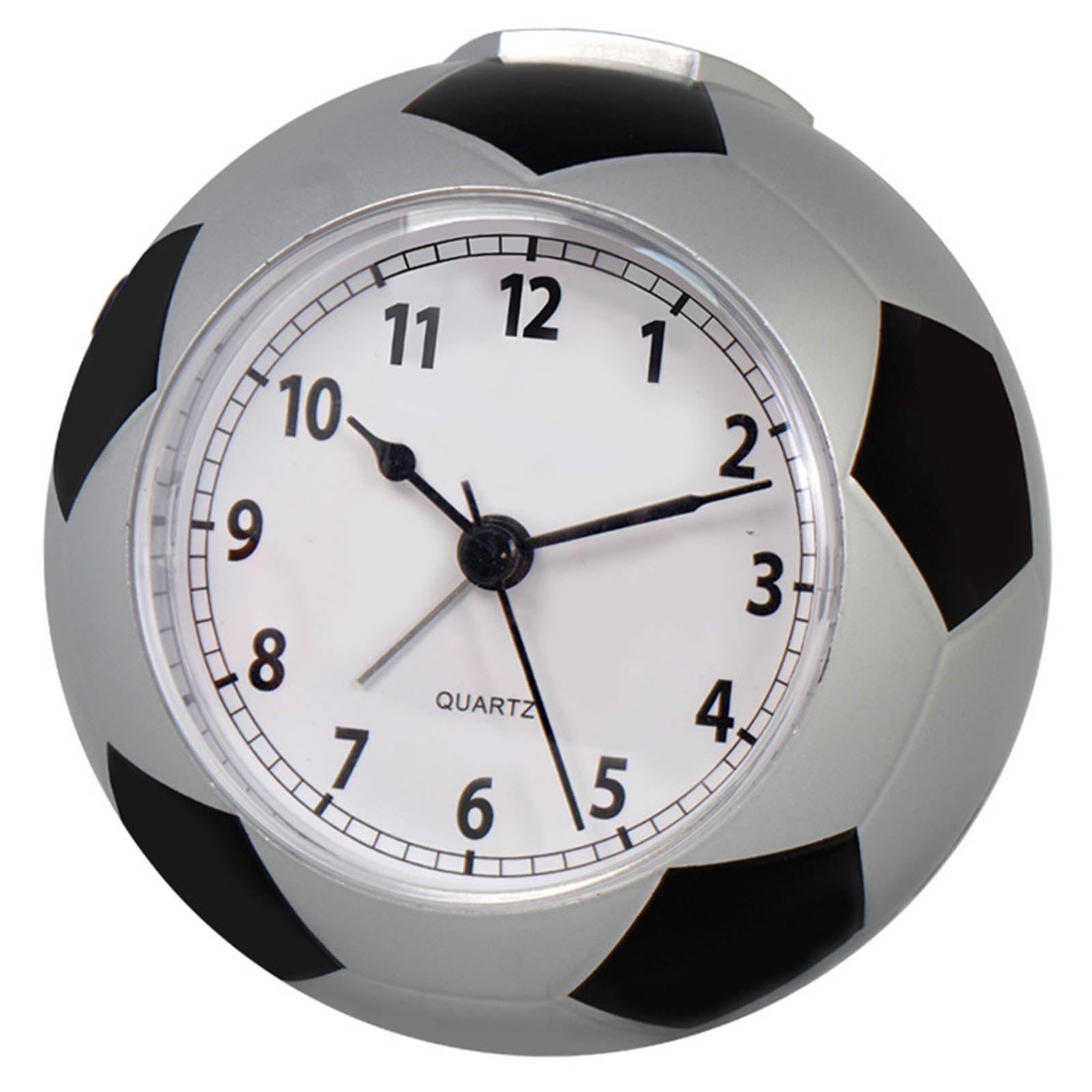 BINYOU Compact Football Alarm Clock Bedroom Decoration Children Student