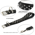 thumbnail image 3 of Width Luxurious Leather Sharp Studded Dog Collar, Dogs Necklace Anti-Biting, 3 of 5