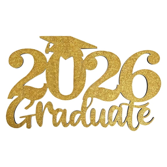 Class of 2026 Wooden Sign, Graduation Hanging Decoration, Grad Photo Prop, Congrats Grad Wood Cutout, Graduation Party Decorations, Wooden Wall Ornament for Home, Party, Backdrop Decor