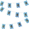 16 Foot Bavarian Polyester Flag Oktoberfest Pennant Banner (6x9" Pennant)