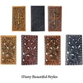 thumbnail image 7 of Urbalabs Western Cowboy Leather Long Wallets for Men Tooled Brown, 7 of 7