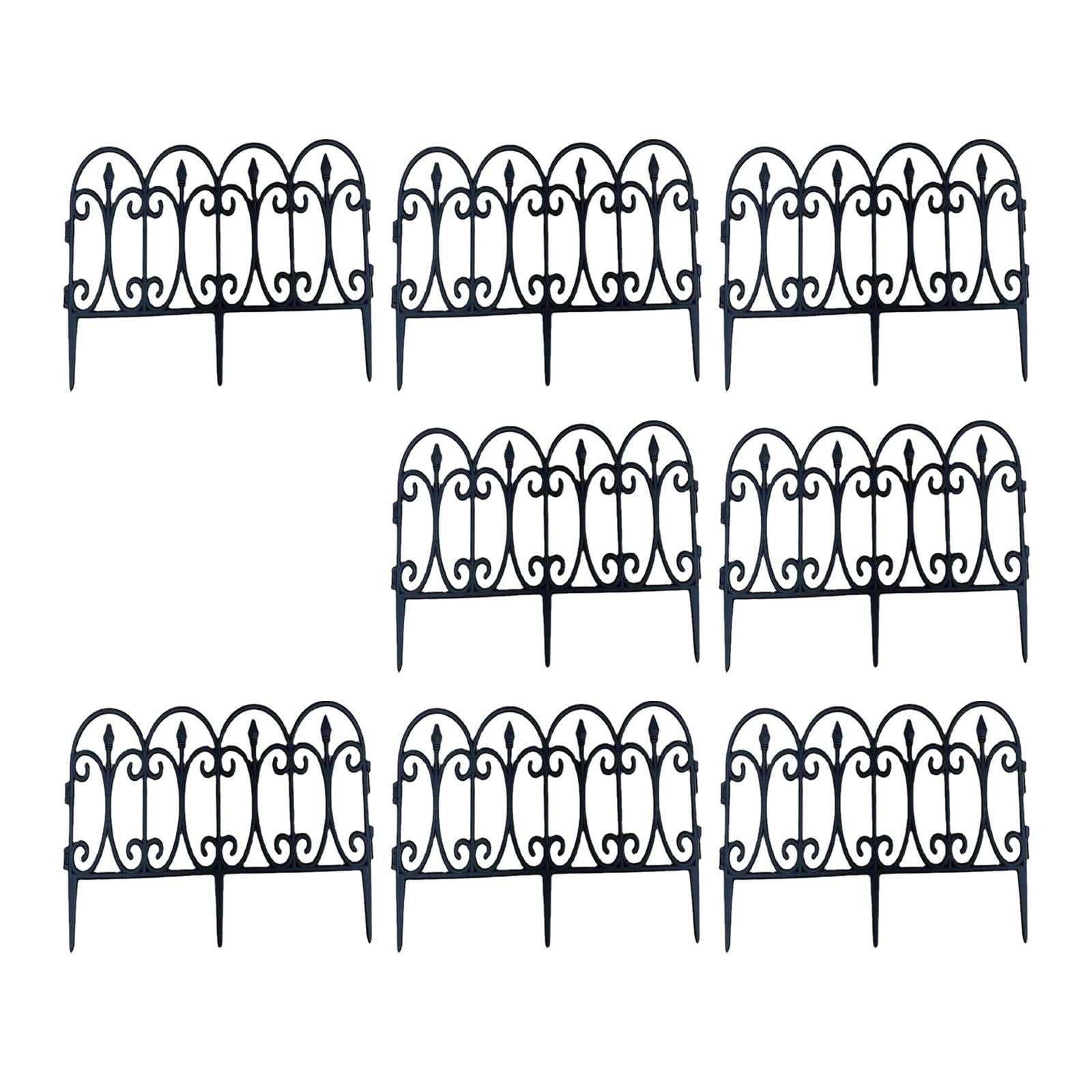 Garden Fence Decorative Edging Landscape Border for Decor Patio Backyard 8pcs