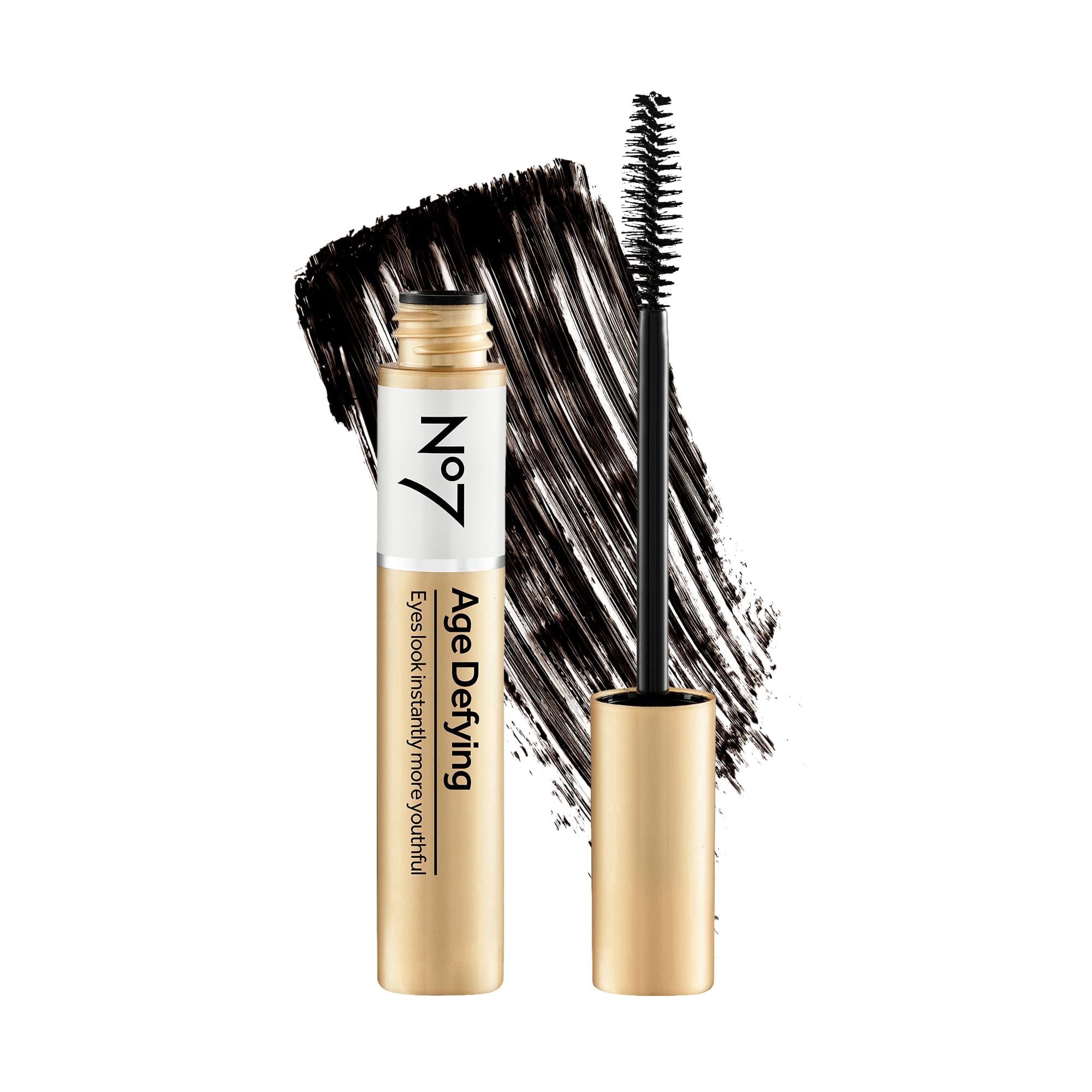 No7 Age Defying Eye Mascara - All-in-One Eyelash Mascara for Enhanced Length Curling & Volumizing Eyelashes - Smudge & Clump Free Eye Makeup (7ml)