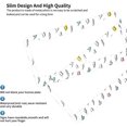 thumbnail image 4 of Cute Doodle Lightning Bolt License Plate Frame 2 Pack, Universal Aluminum License Plate Holder Car Accessories with Screws for Women, 4 of 7