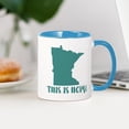thumbnail image 3 of CafePress - Minnesota This Is Home Mug - 11 oz Ceramic Mug - Novelty Coffee Tea Cup, 3 of 4