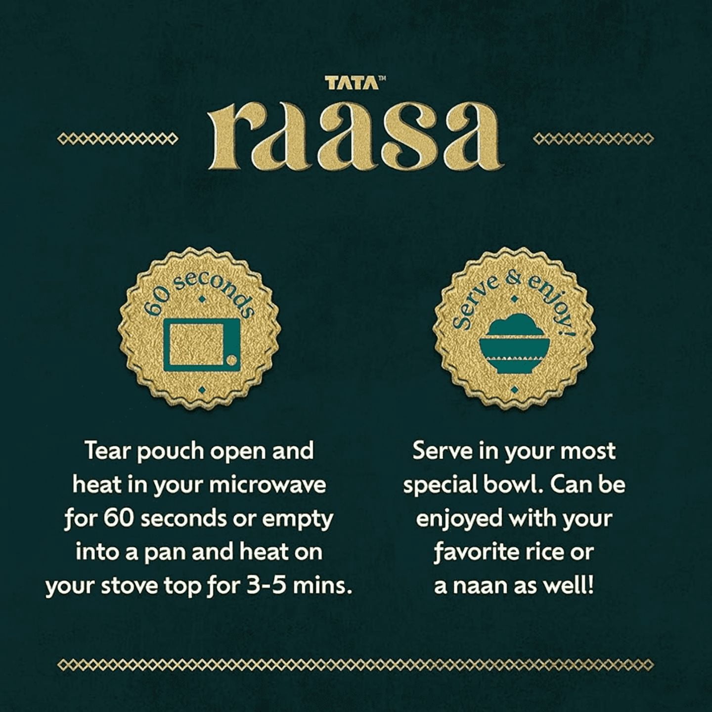 TATA Raasa Rich Coconut Lentils 10oz
