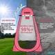 thumbnail image 3 of Carpa de ducha privada Aosion, plegable, impermeable, rosa, 193 x 102 cm, 3 of 6