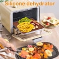thumbnail image 3 of PENGXIANG 3PCS Silicone Dehydrator Mats Non-Stick Square Dehydrator Trays with Edge High/Low Temperature Resistant Dehydrator Sheets for Fruits Meat Vegetables, 3 of 9