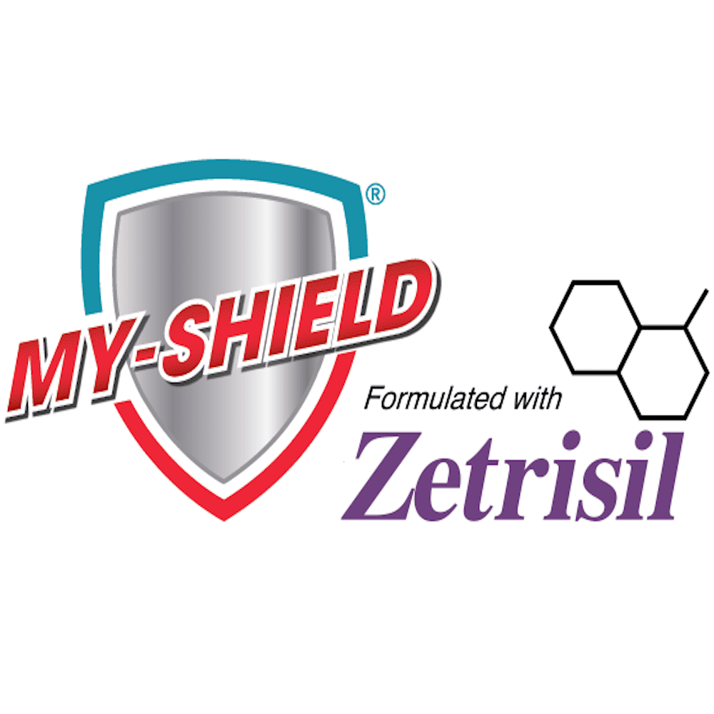 My-shield Sanitizing Hand Wipes w/Zetrisil - 50ct, Alcohol FREE (6-Pack) FDA Registered