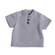 thumbnail image 3 of Camiseta de tela con figura de acción de 6 pulgadas de cuerpo fuerte para hombre y mujer. Gris, 3 of 6