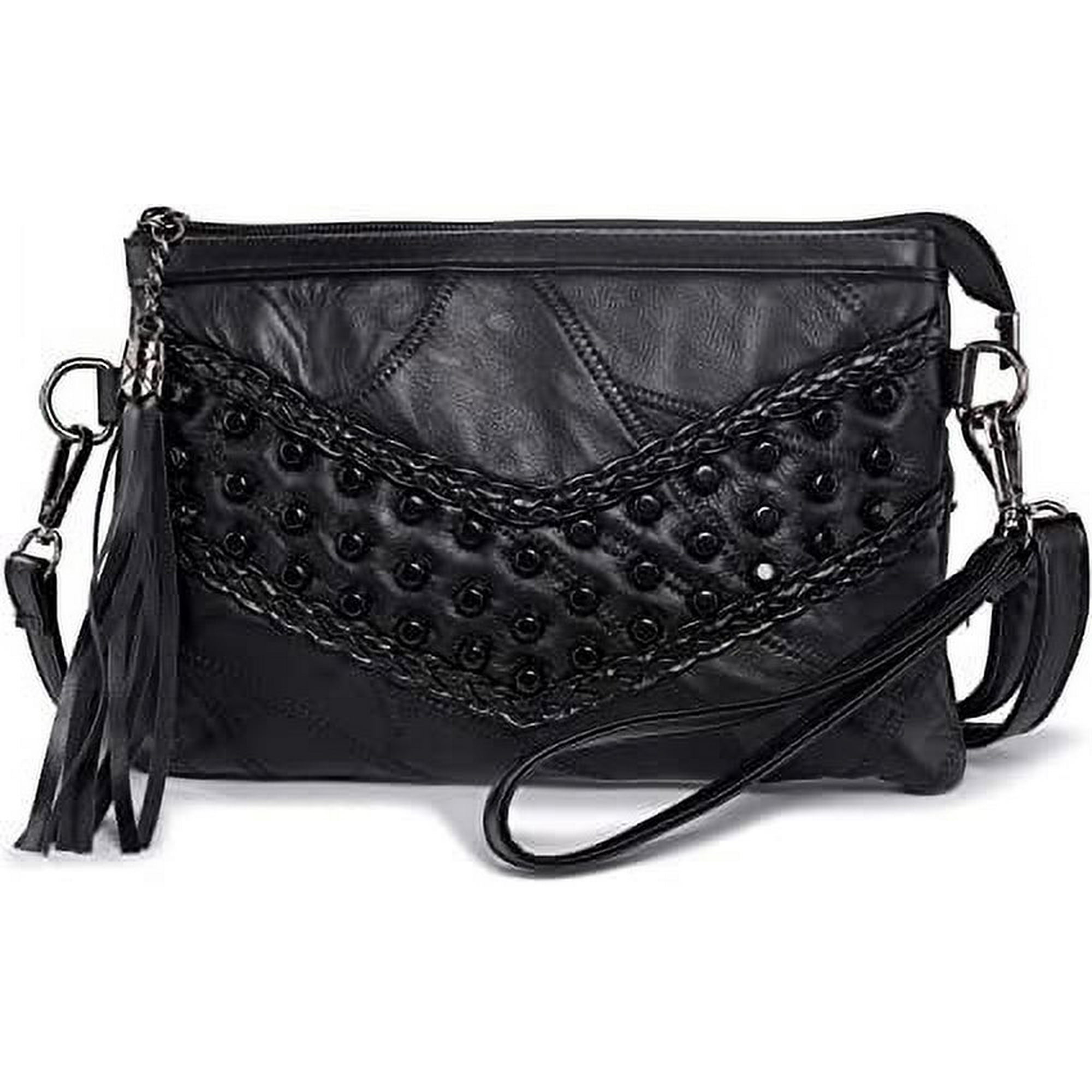 Black evening shoulder bag clearance