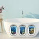 thumbnail image 1 of Pegatina de bañera submarina - Decoración de pared de PVC autoadhesiva para baño, bañera, baldosas y suelo de ducha - Mural con temática marina extraíble, 1 of 8