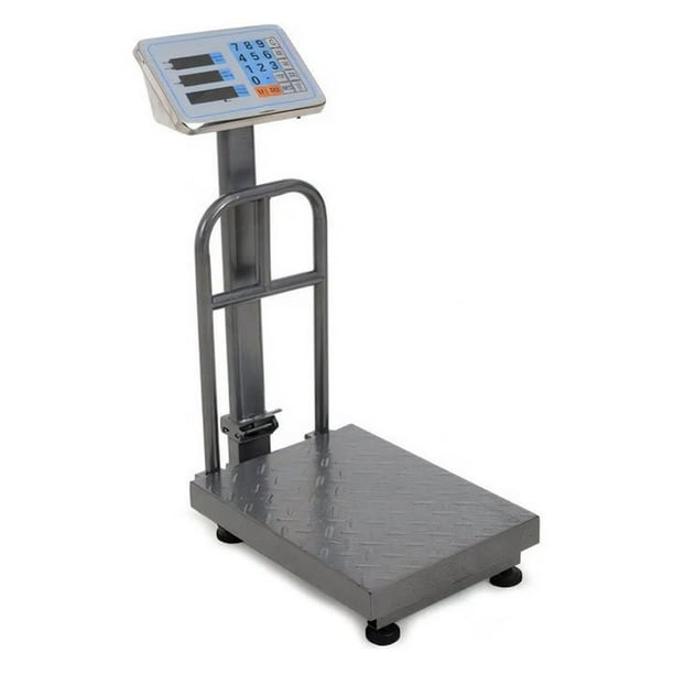 Bascula Electronica Comercial Industrial Digital 150 Kg 110v Uso Rudo Acero Vasculas Industriales Digitales Plataforma Recargable Mastil De Apoyo Acero Inoxidable